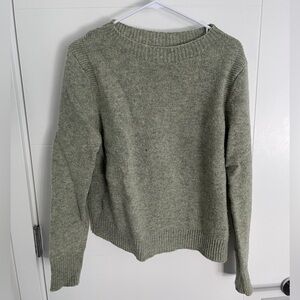 TOAST Green Heathery Donegal Wool Women’s Sweater